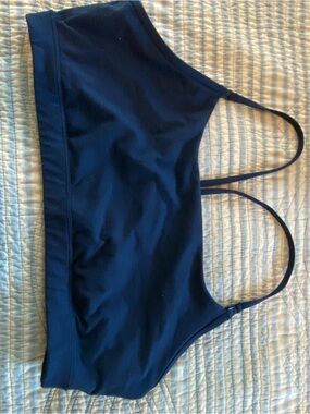 Nursing Bra Navy Blue with Thin Straps